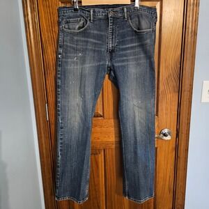 Levi Strauss Co 559 W 38 L 30 Relaxed Straight Fit Blue Denim Jeans Mens